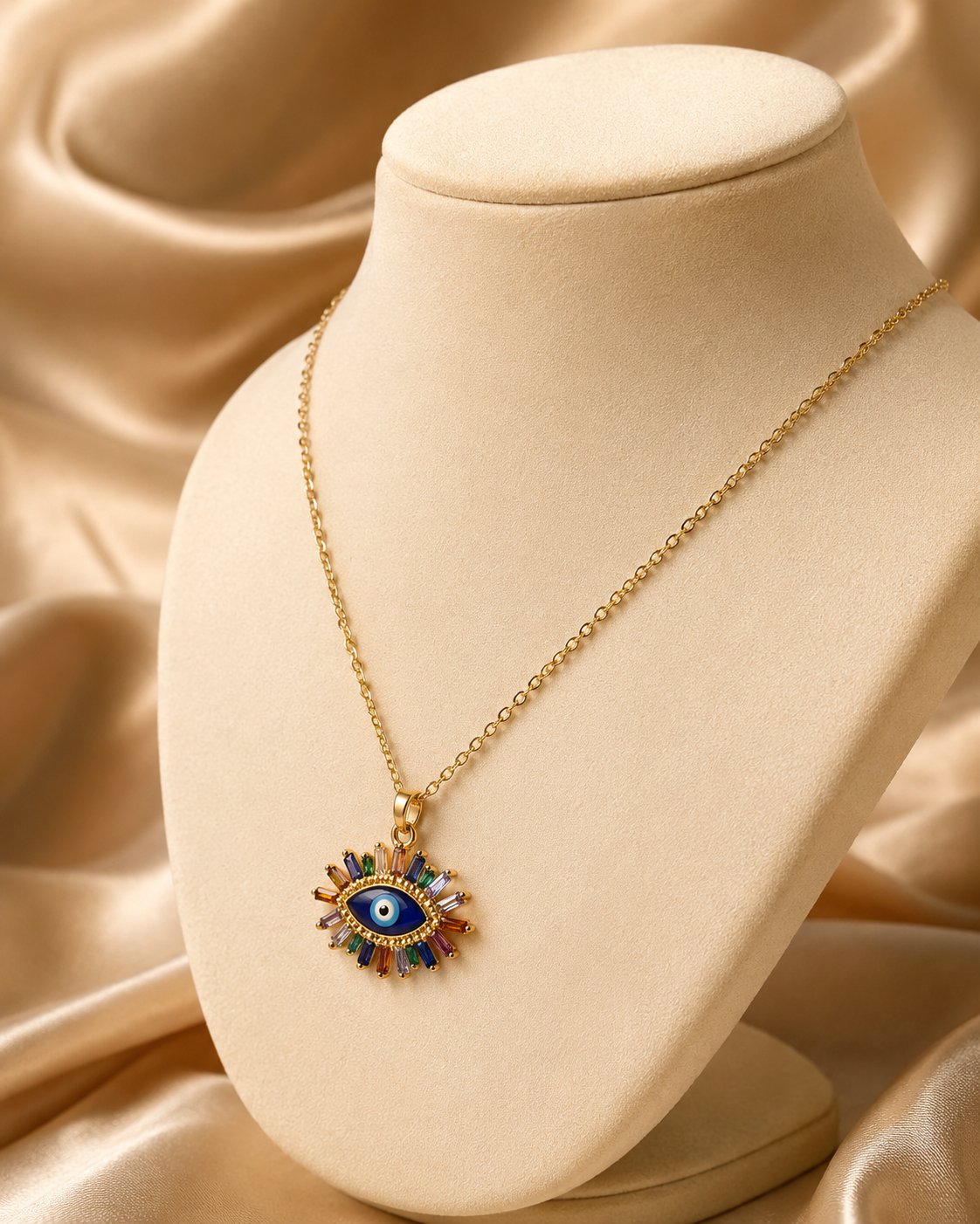 Ayla Evil Eye Necklace thumbnail