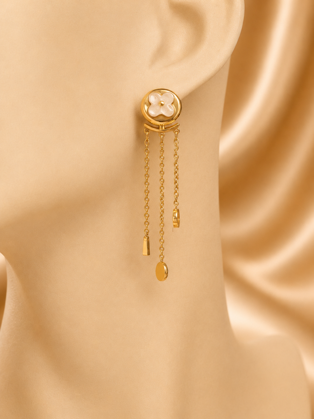 Lina Chain Drop Earrings thumbnail
