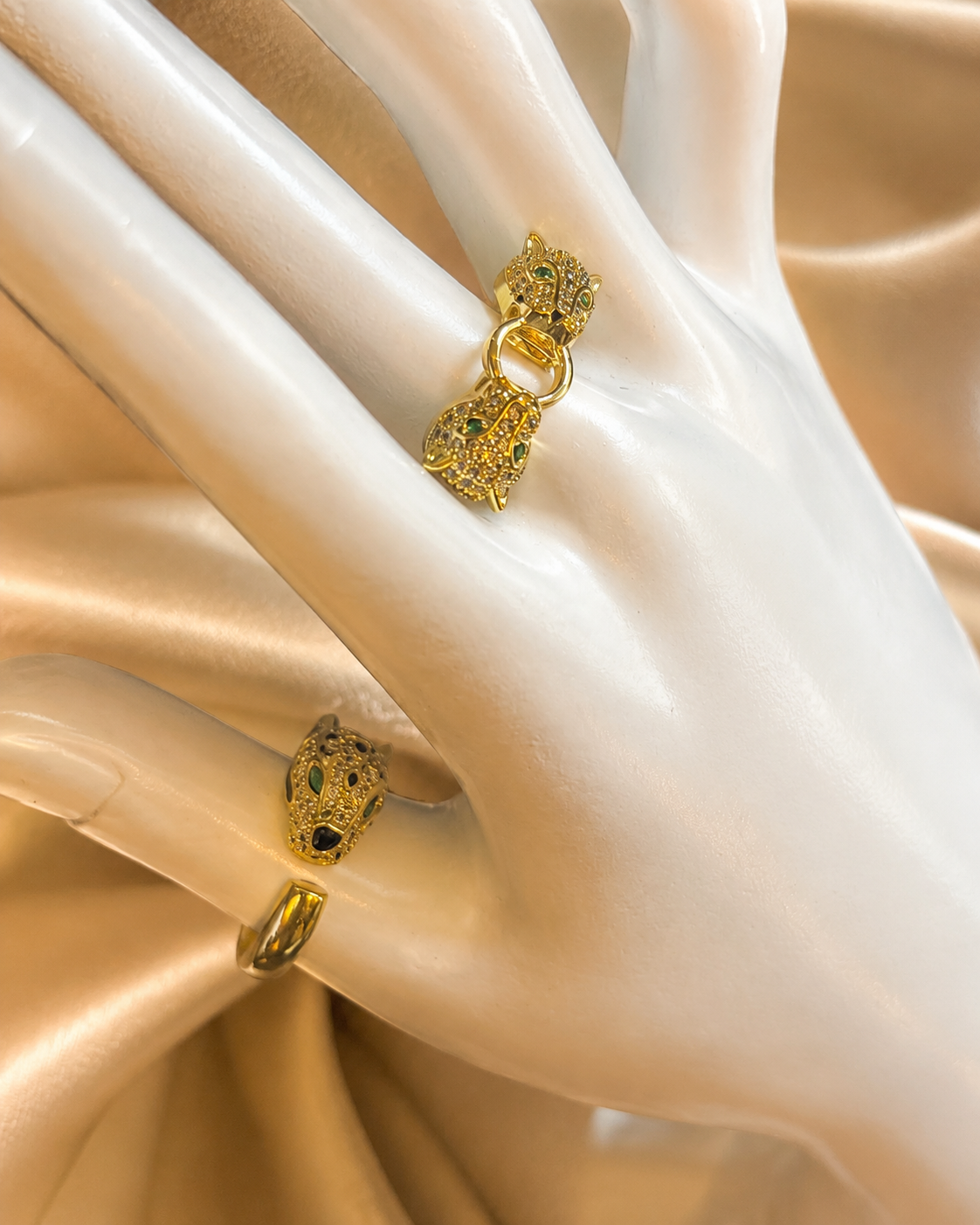 Zaina Panther Hand Ring thumbnail